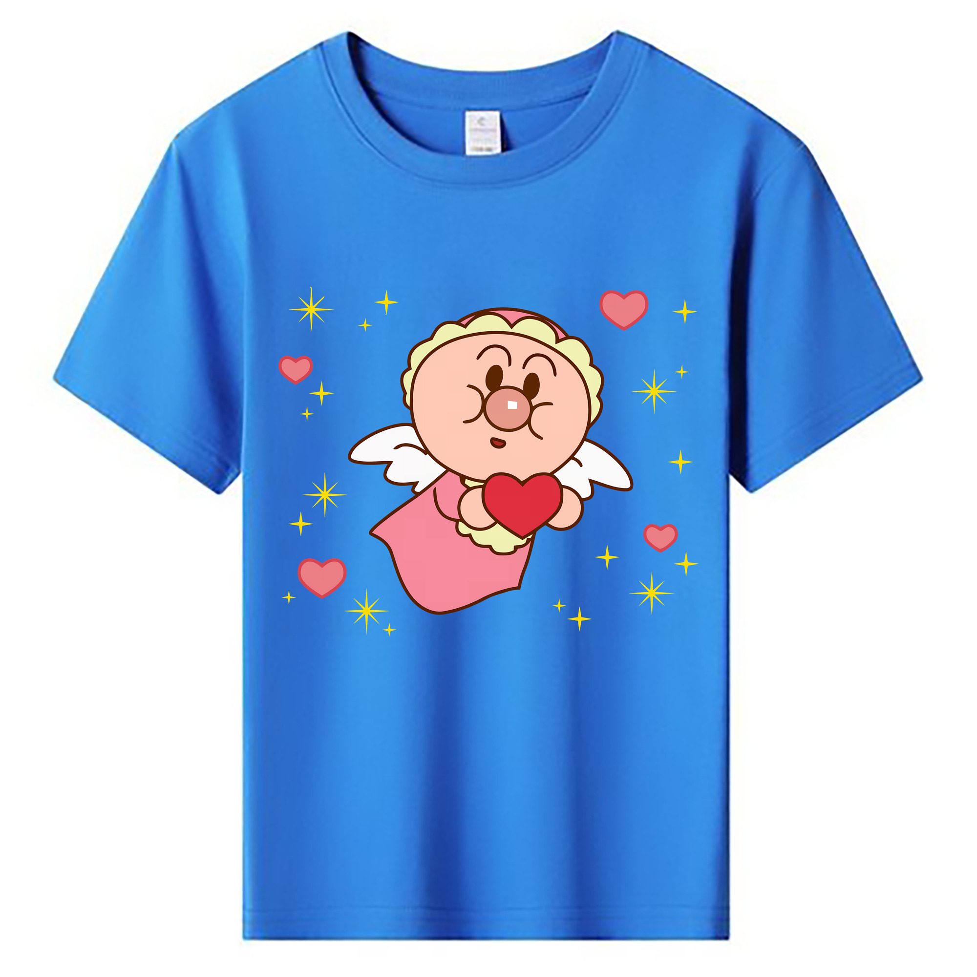 （画像用） アンパンマン Anpanman 綿100％キッズTシャツ（フロントプリント）